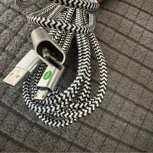 TWO- 6 feet long iPhone chargers